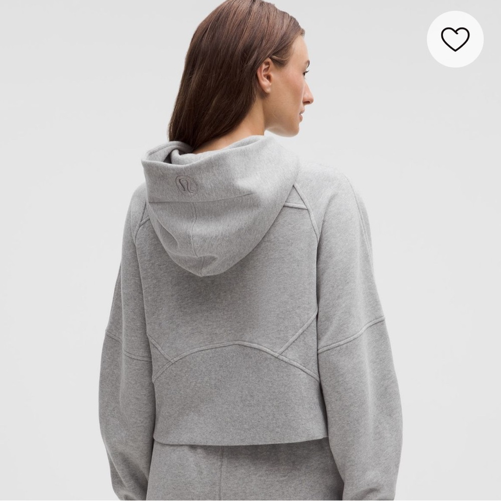 Lululemon Heather Gray Women's Scuba Half-Zip Hoodie XS/S - Picture 2 of 8